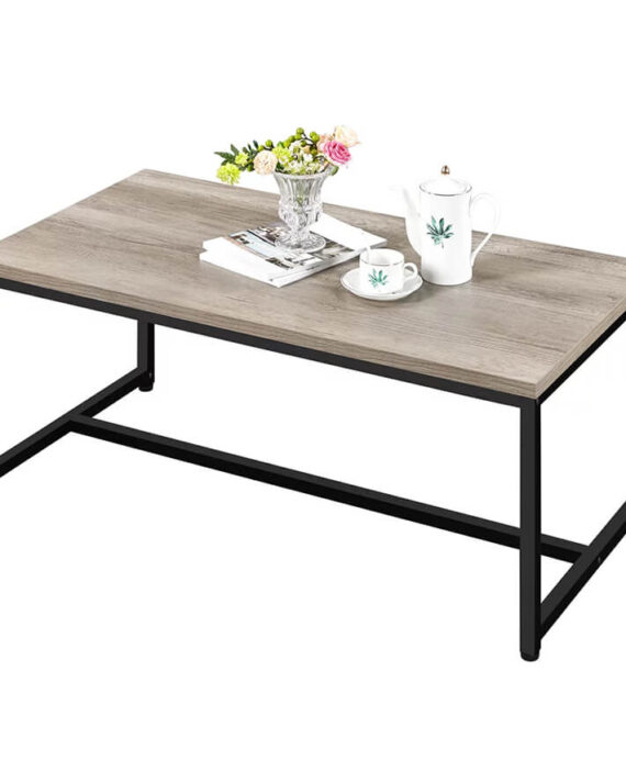 Modern Industrial Coffee Table Metal Frame